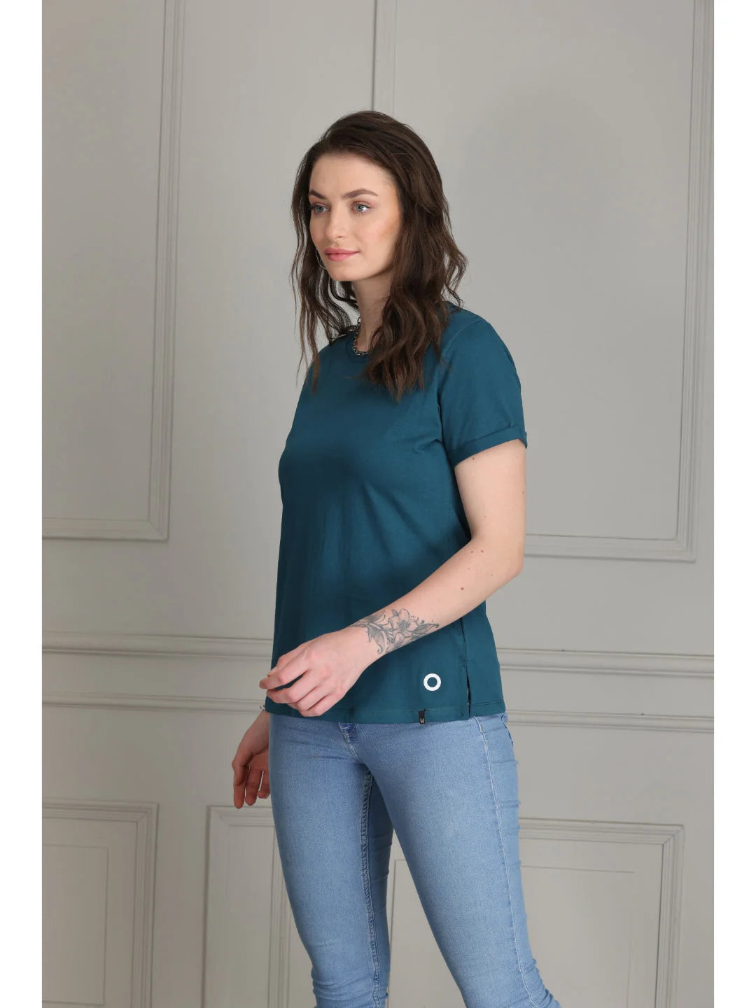 Airforce plain t shirts for women online Tittli 