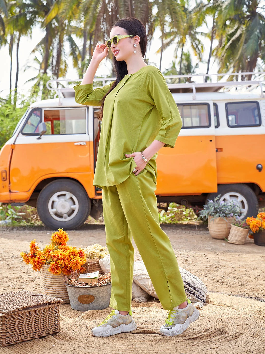 casual co ord set for women in Liril online in India 
